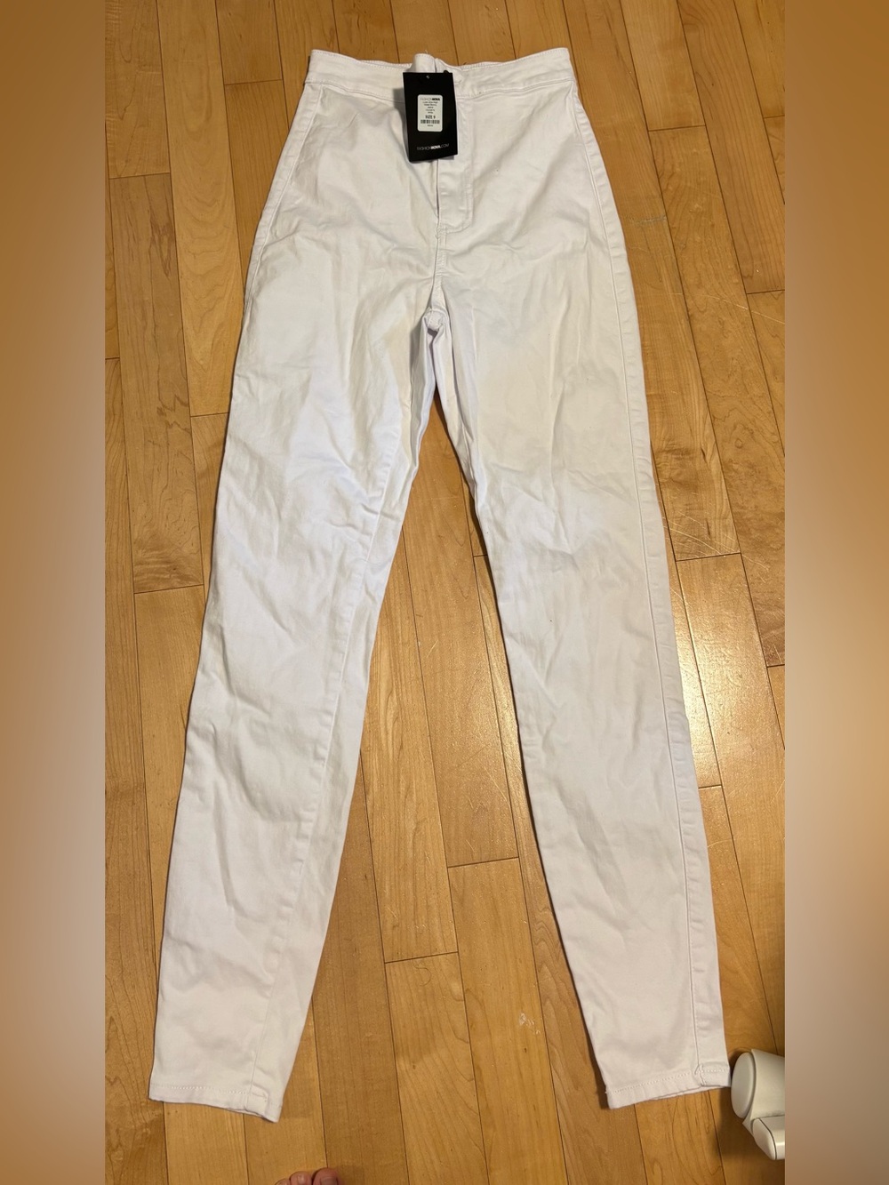 White jeans fashion nova